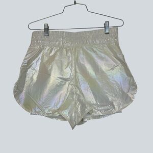 Isla Movement Iridescent Rainbow Short in White M